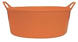 Tubtrugs SP5O Flexible Orange Extra Small 5 Liter/ 1.3 Gallon Capacity