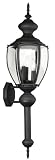 Thomas Lighting M5267-7 Park Avenue - Outdoor Three Light Wall Lantern, Matte Black Finish