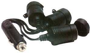 12V, 3 Outlet Platinum Series Cigarette Lighter Adapter with Short Cord