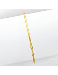 14k Gold Hinged Bangle Bracelet