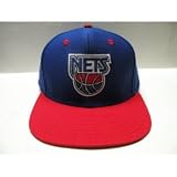 NBA New Jersey Nets Royal Red 2 Tone Retro Snapback cap Old School