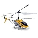 Syma S107 Gyroscope Stabilizing System Aluminium I/R Controlled USB Helicopter - Yellow