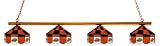74 Executive Billiard Pool Table Lamp Light Oklahoma State University OSU Cowboys - Free Shipping