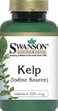 Kelp (Iodine Source) 225 mcg 250 Tabs - Swanson Premium