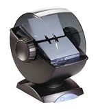 Rolodex 67242 Rolodex Covered Rotary Card File, Swivel, 200 Sleeves, 400-Card Cap, BK/SKE