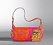 Coach Bonnie Applique Top Handle Pouch Handbag Bag Orange