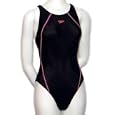 SPEEDO Schwimmanzug Propellor Splice Powerback, black / rosa shocking