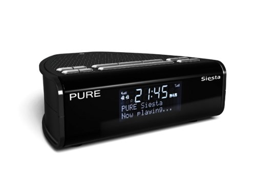 Childrens Toyshop  Electronics : Pure SIESTA-CHARCOAL Pure Siesta DAB/FM Clock Radio in Charcoal