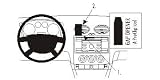 Produkt-Bild: Brodit ProClip - Universalhalterung f&uuml;r Kfz - Schwarz, 853584