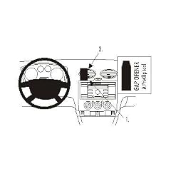 Brodit ProClip - Universalhalterung f�r Kfz - Schwarz, 853584