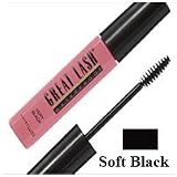 Maybelline Great Lash Waterproof Mascara, Soft Black