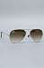 Ray Ban The 55mm Large Aviator Sunglasses in Faded Brown,Sunglasses for Unisex
