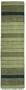 2'8 x 9'7 Green Hand Tufted Wool Gabbeh Runner Rug