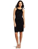 Marina Women's Crescent Lace Party Dress, Black, 8 Marina Women's Crescent Lace Party Dress, Black, 8