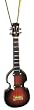 Miniature Hoffner Bass Guitar Christmas Ornament Brown Burst 4