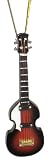 Miniature Hoffner Bass Guitar Christmas Ornament Brown Burst 4