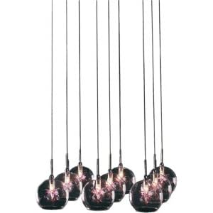 ET2 Starburst E20106-21 Mini (6H x 16W) Multi Pool Table 9 Light 90 watt Pendant in Satin... by ET2 Lighting