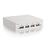 C2G / Cables to Go 30568 4-Port USB 2.0 High Speed Front-Bay Hub White