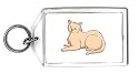 Keychain with burmese, cat, haired, short, pet, animal