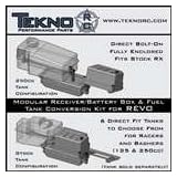 TKR1002 Rx Box Fuel Tank Conv Revo by Tekno R C