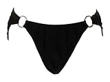 Be Creative Black Bikini w/Silver Rings L