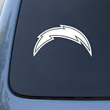 SAN DIEGO CHARGERS - FOOTBALL - Vinyl Car Decal Sticker #1823 | Vinyl Color: White