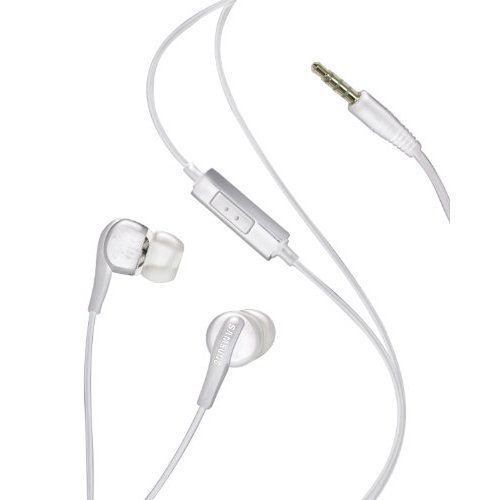 Samsung EHS60 Stereo Hands Free Headset with Mic and Answer Key for Samsung Galaxy S3 S III and Other 3.5mm Devices - White - Bulk Packaging