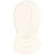 4-1 Chunky Knit Pullover Beanie Headscarf Circle Loop Neckwarmer Scarf Hat White