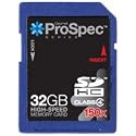 Prospec 32GB 150x SDHC Class 6 Memory Card