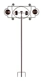 Sunset Vista Designs Hemi Spheres Geometry Spinner, 55-Inch Tall
