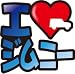 ＩＬＯＶＥジムニー　ステッカー　ＩS-02