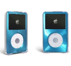 Best Price Light Blue Apple iPod Classic Hard Case with Aluminum Plating 80gb 120gb 160gb