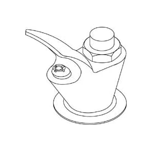 Central Brass 0361 Bubbler Head and Flange 3 8 - 18 NPS Female Shank, Chrome by Central Brass