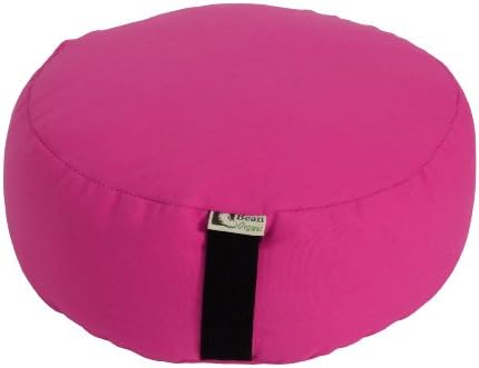 Zafu Yoga Meditation Cushion Organic Buckwheat Fill - 10 COLORS - Organic 10oz. Cotton, Made In USA, by Bean Products