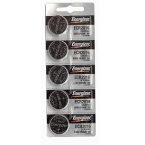 5 CR2016 Energizer Watch Batteries Lithium Battery Cell