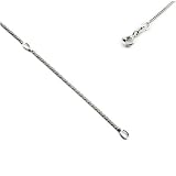 16 - 18 Adjustable Sterling silver Fine Curb chain