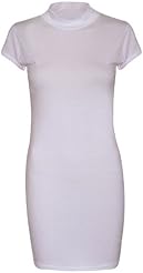 Short Round Neck Turtleneck Viscose Cap Sleeves Short Sleeves Bodycon Dress/Mini Dress 