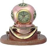 Dive Helmet Clock 7 1/2 Collectible