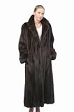 Mink Coat - Classic Notch Collar Mahogany