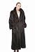 Mink Coat - Classic Notch Collar Mahogany