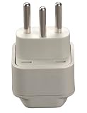 Grounded Adapter - American to Swiss - White