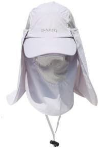 Outdoor Men Hats Sun Caps Sports Hat UV protection Waterproof Breathable Hat(gray)