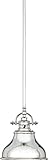 Quoizel ER1508IS Emery 47-1/2-Inch Rod Hung Mini Pendant, Imperial Silver