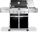 Weber 1811001 Summit E-420 Natural Gas Grill, Black