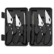 Maxam Pro Series 7pc Knife Set in Blow-Molded Case