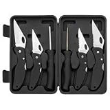 Maxam Pro Series 7pc Knife Set in BlowMolded Case