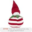 giggle Better Basics Striped Teething Tomato (Organic Cotton)