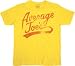 Average Joe's t-shirt Dodgeball average joes yellow