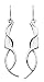 Dew 60W3HP Ladies Art Nouveau Drop Earrings