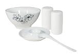 Produkt-Bild: Arte Viva 1113136 Fr&uuml;hst&uuml;cksservice Tosca, 20-teilig, Porzellan, schwarz, Design by Emilio Bilinni